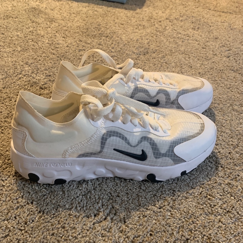 White Nike sneakers